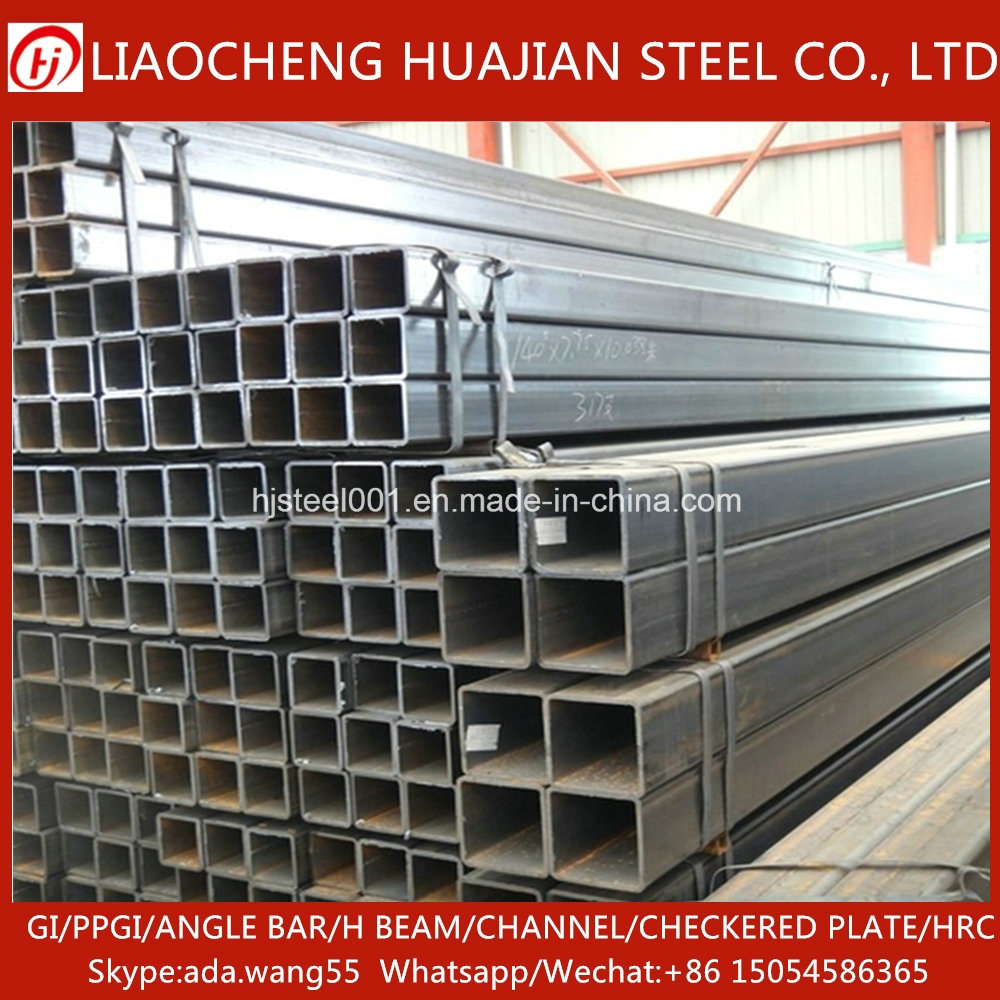 Black Carbon Steel Square Tube Used for Structure