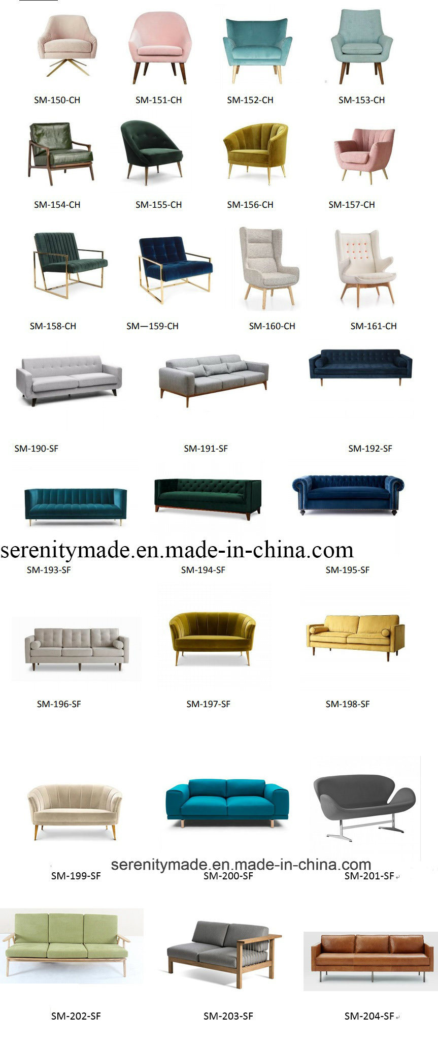 Contemporary Factory Wholesale Living Room Fabric Sofa