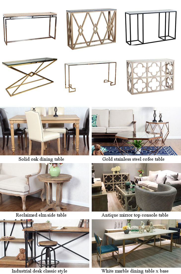 Metal Foyer Elm Furniture Silver Metal Console Hall Table
