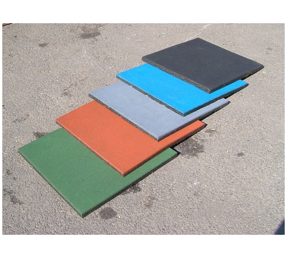 High Flexibility Slip-Resistant Outdoor Rubber Floor Tiles