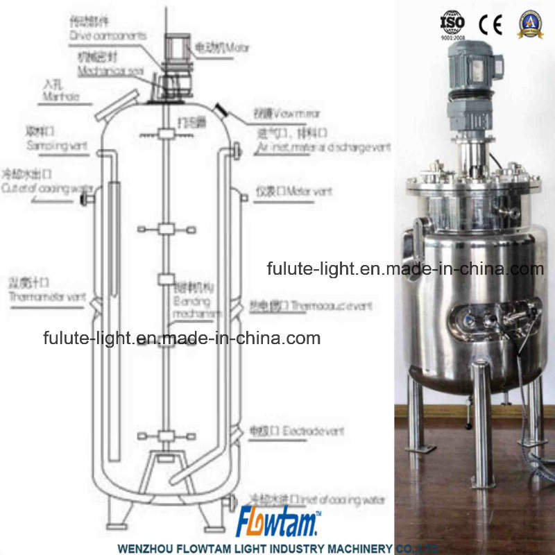 Bacteria Colonies Sealed Biofermentation Apparatus Tank