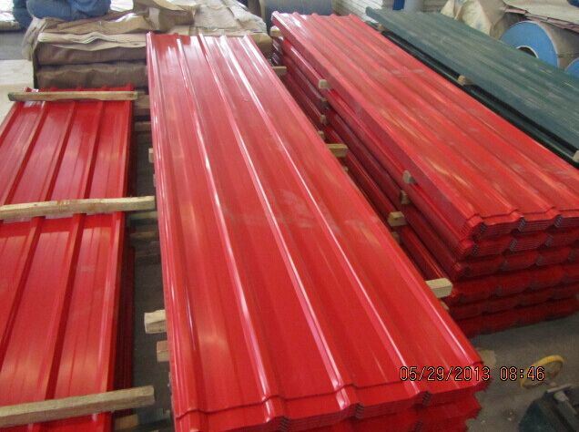 Corrugated Prepainted Steel Color Roofing Sheet