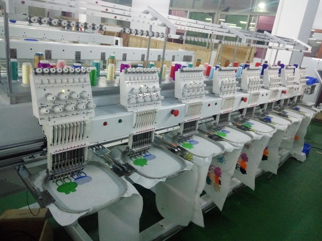 Wonyo Industrial Use High Speed 8 Heads Embroidery Machine