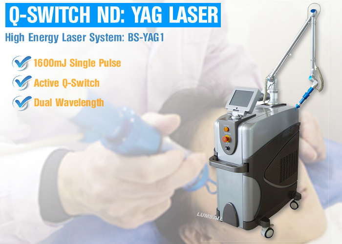 Q Switched ND YAG Laser Machine for Tattoo Freckle Removal