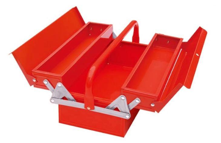 2 Foldable Tool Box with Empty in It