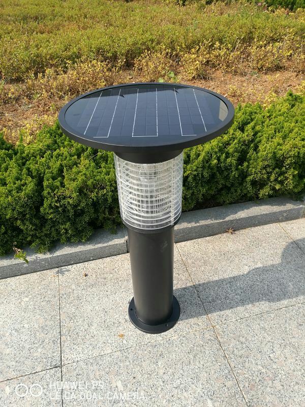 Eco-Frinedly Stainless Steel Solar Mosquito Killer LED Light