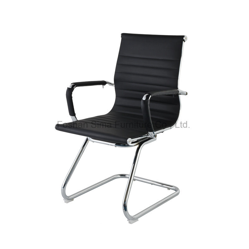Foshan Office Furniture PU Conference Room Chair Without Wheels