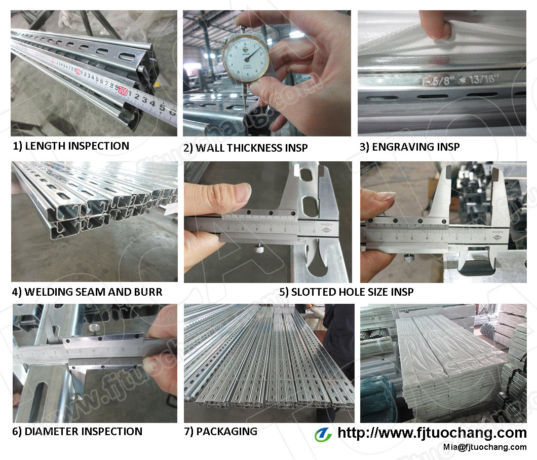 H. D. G Unistrut Type Slotted Steel Strut Channel