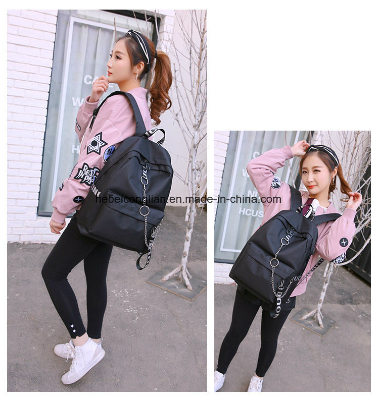 Durable Canvas Backpack Wholesale Travelling Bags Schoolbag Antitheft Fashion Bag