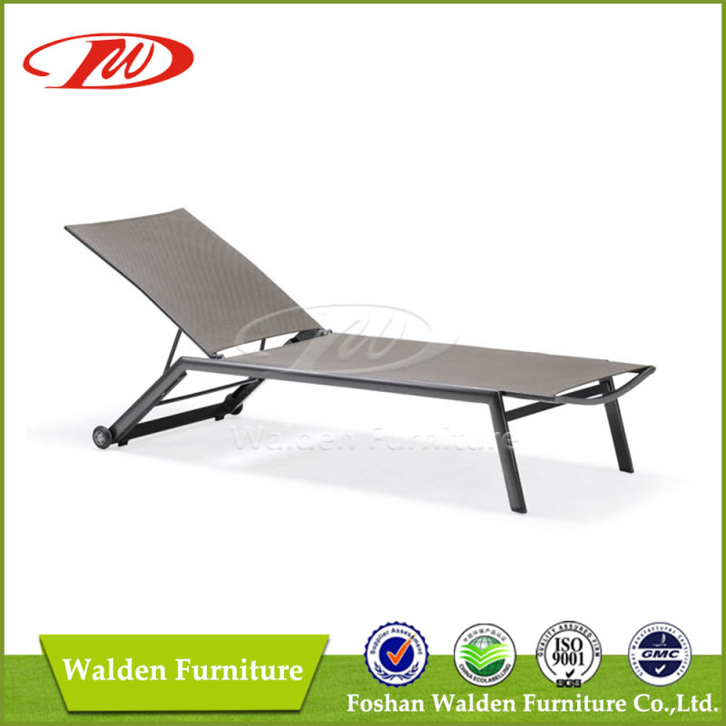 Cozy Aluminium + Sling Sun Lounger, Garden Chaise Lounge