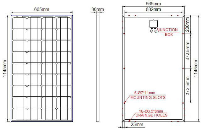 China Best Supplier 115W Poly Solar Cell for Home System