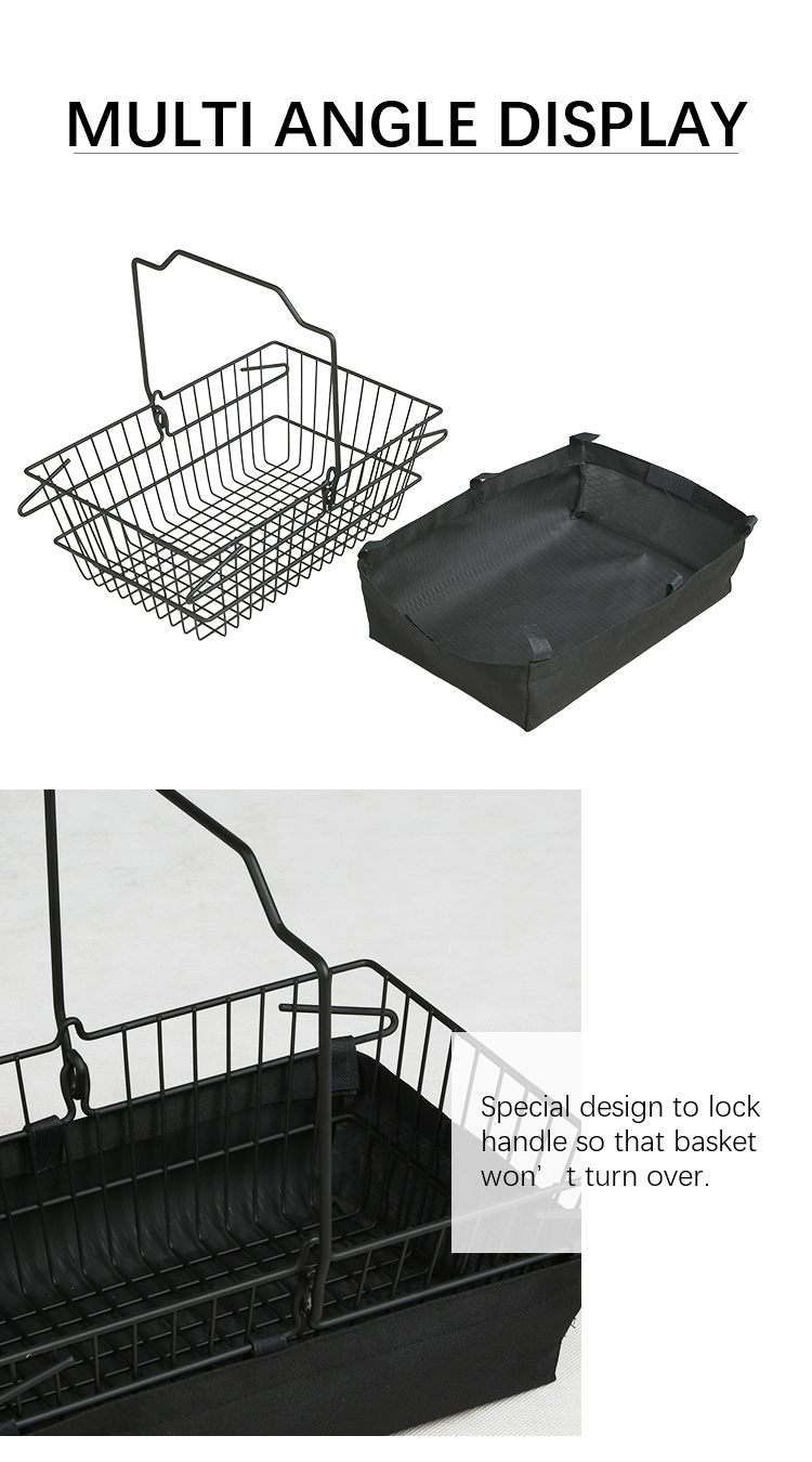 Steel Metal Wire Shopping Baskets