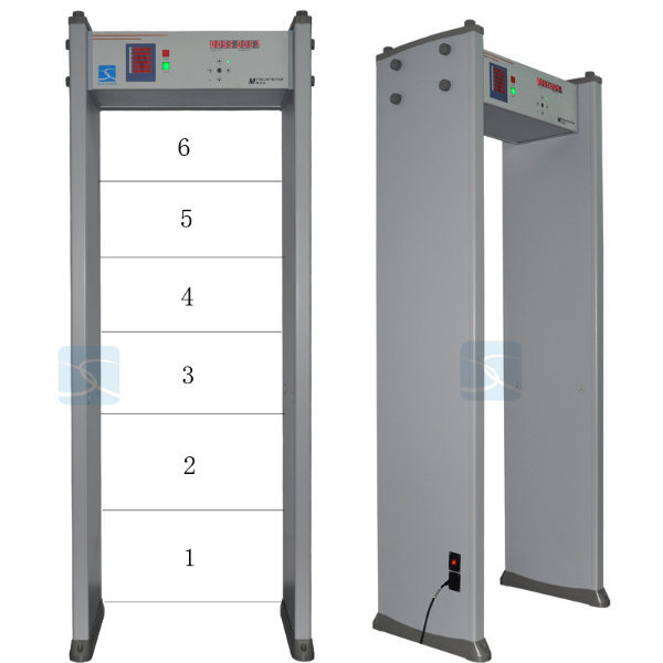 Cheapest CE Approved Multi Zone Walk Through Metal Detector