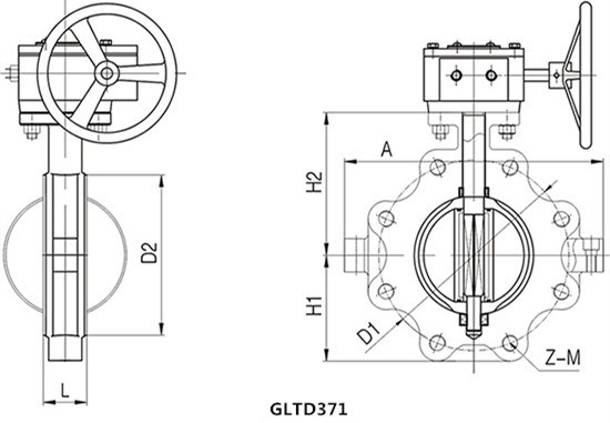 Anti Corrosive PTFE Lined Butterfly Valve (PTFE / PFA / FEP / PO)