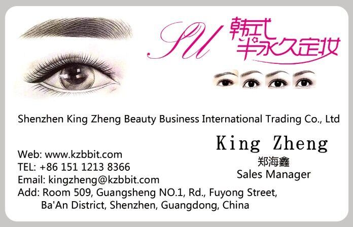 Kzboy Permanent Makeup Tattoo Pigment Ink for Eyebrow/Lip/Eyeliner Permanent Cosmetic with Individul Laminated Box