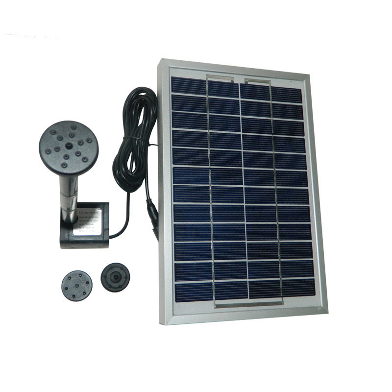 12V 5W Solar Fountain DC Brushless Mini Solar Water Pump Landscape Decorative Pool Solar Garden Water Pump Kit