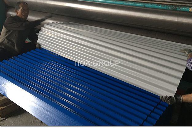 Corrugated Color Metal Roofing Wavy PPGI/PPGL Roof Sheets