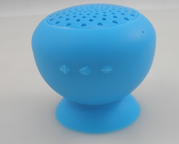 Silicone Mushroom Shape Super Bass Sucker Wireless Bluetooth Speaker (OM-S17)