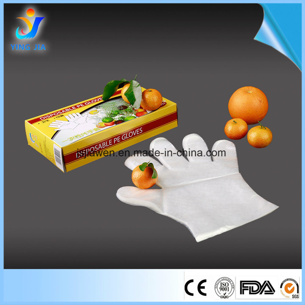 FDA Ce Approved Examination Disposable PE CPE Gloves