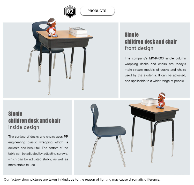 China Mingxiu School Table and Desk / Study Table and Chair Set for School