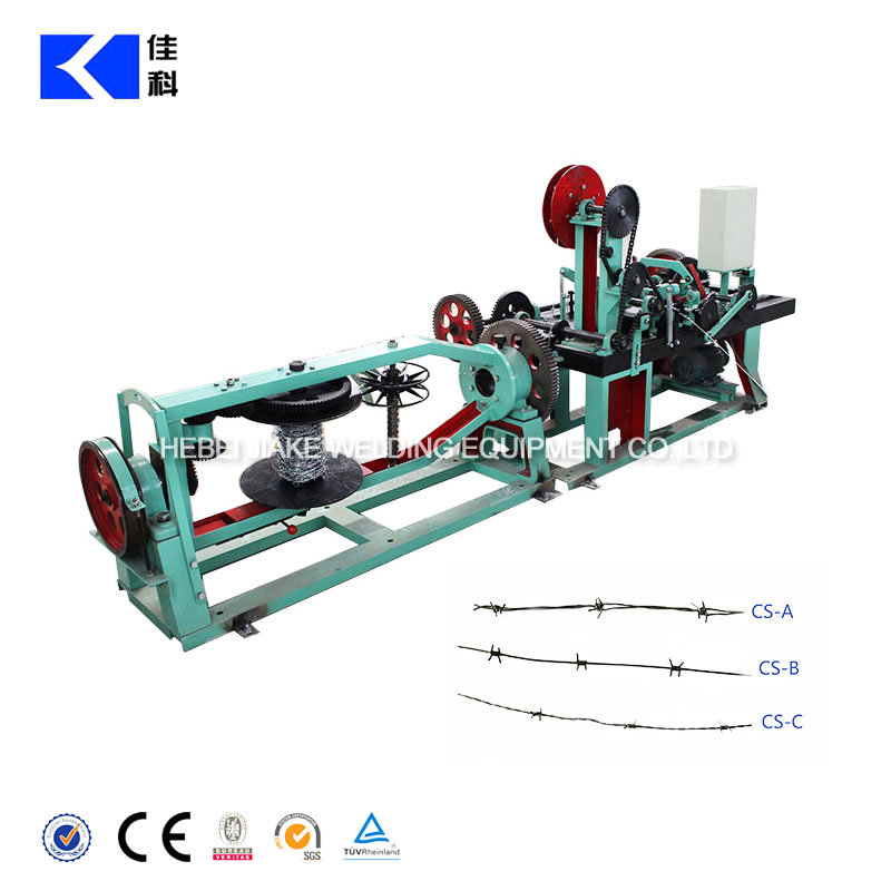 According to Customer Needs PVC Coated Twisted Barbed Wire Machine