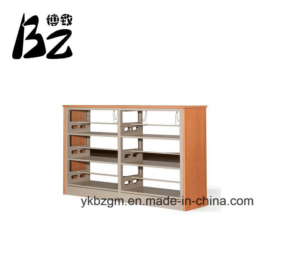 Fixed Bookshelf Wood and Metal School Furniture (BZ-0160)