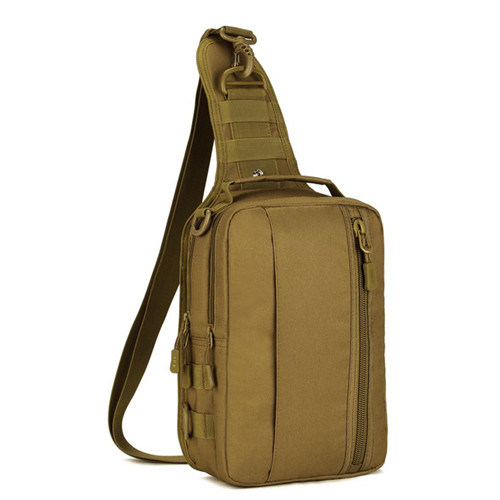 Men's Travel Single Shoulder Messenger Canvas Chest Sling Bag