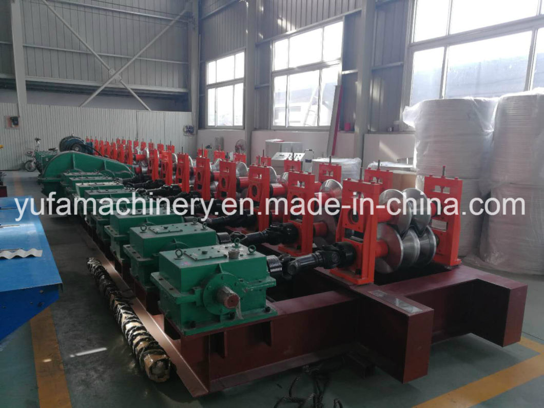 PPGI Steel Highway Guardrail Cold Roll Forming Machine