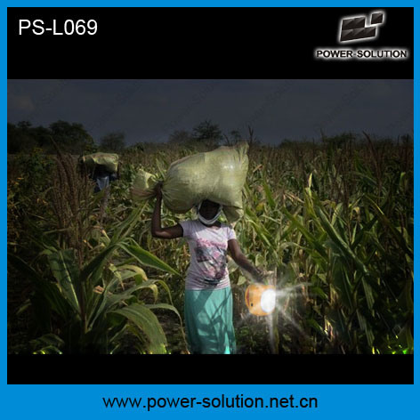 Shenzhen Lamp PS-L069 Emergency Solar Lantern with Glowing Strap in Darkness Phone Charger