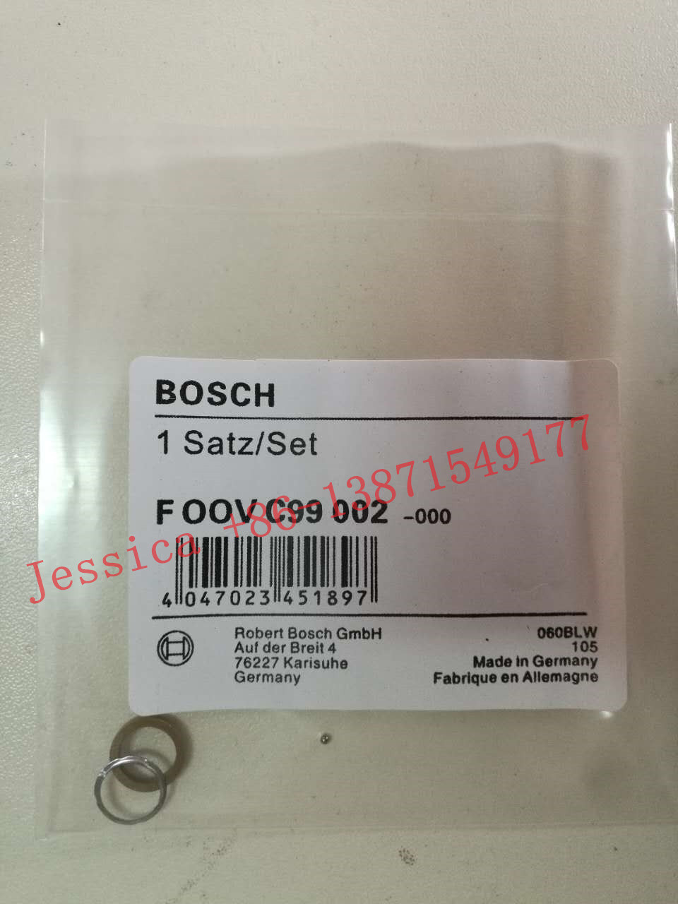 F 00V C21 001 Common Rail Injector Bosch Seat Valve