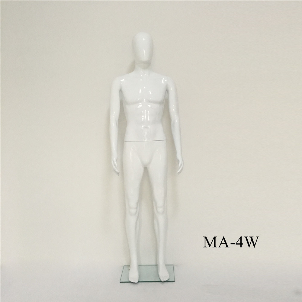 Wholesale Cheap Glossy Stand PP Male Gender Mannequin Model