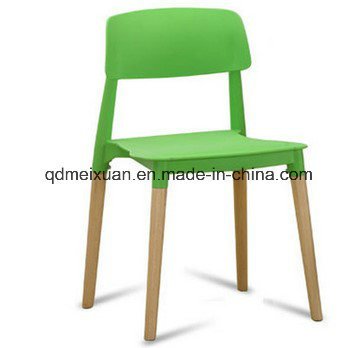 Creative Fashion Office Computer Chair Chair of a Person with Real Wood Chair Plastic Chairs (M-X3401)