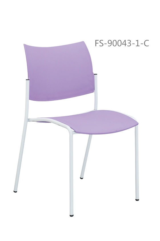 Plastic Four Leg Dining Chair, Fs-90043-1