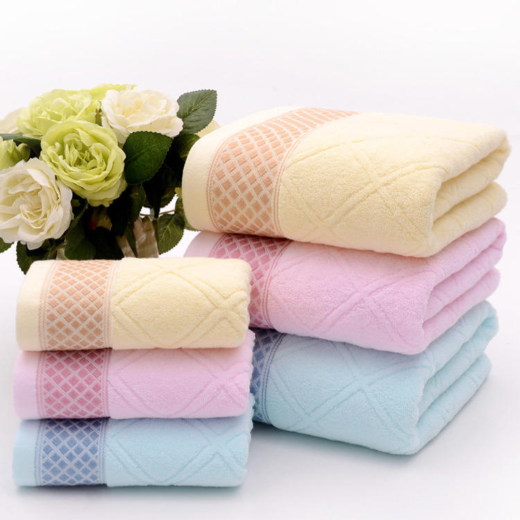 Towels-Bg70140 Cotton Jacquard Terry Bath Towels