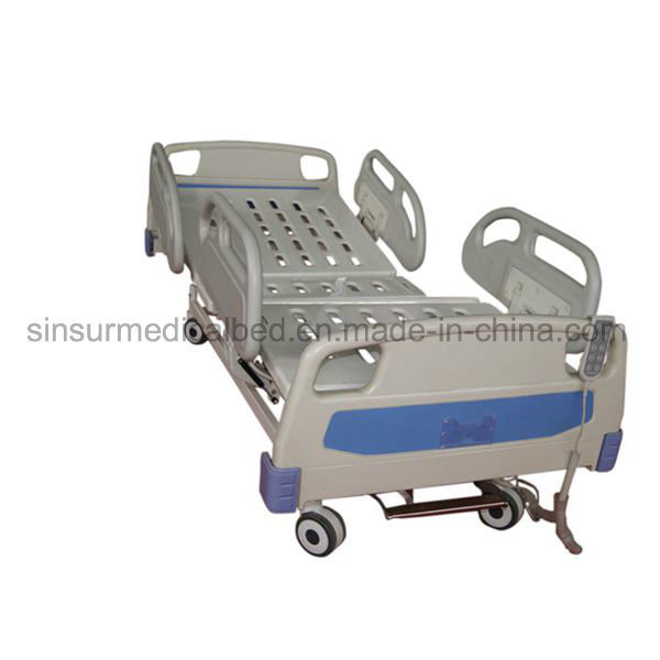 ISO/CE Approved Hospital Furniture Electric ABS 3-Function Adjustable Medical Bed