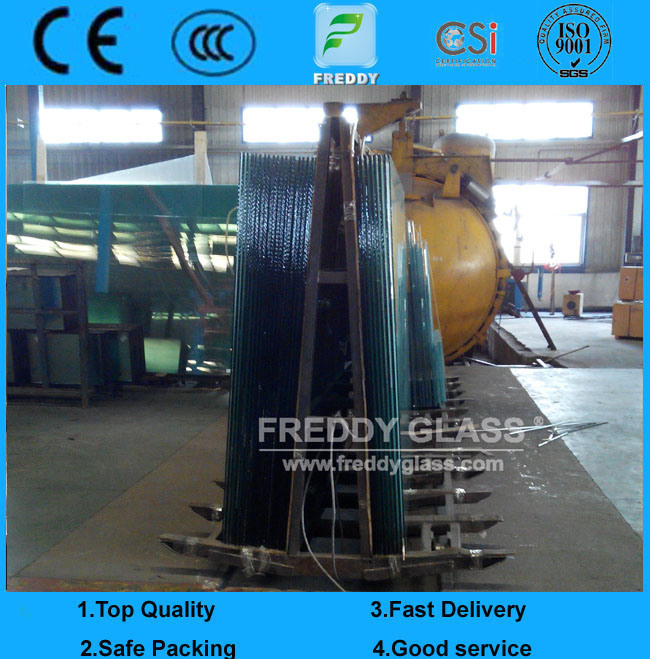 Green Toughened /Tempered Laminated Glass