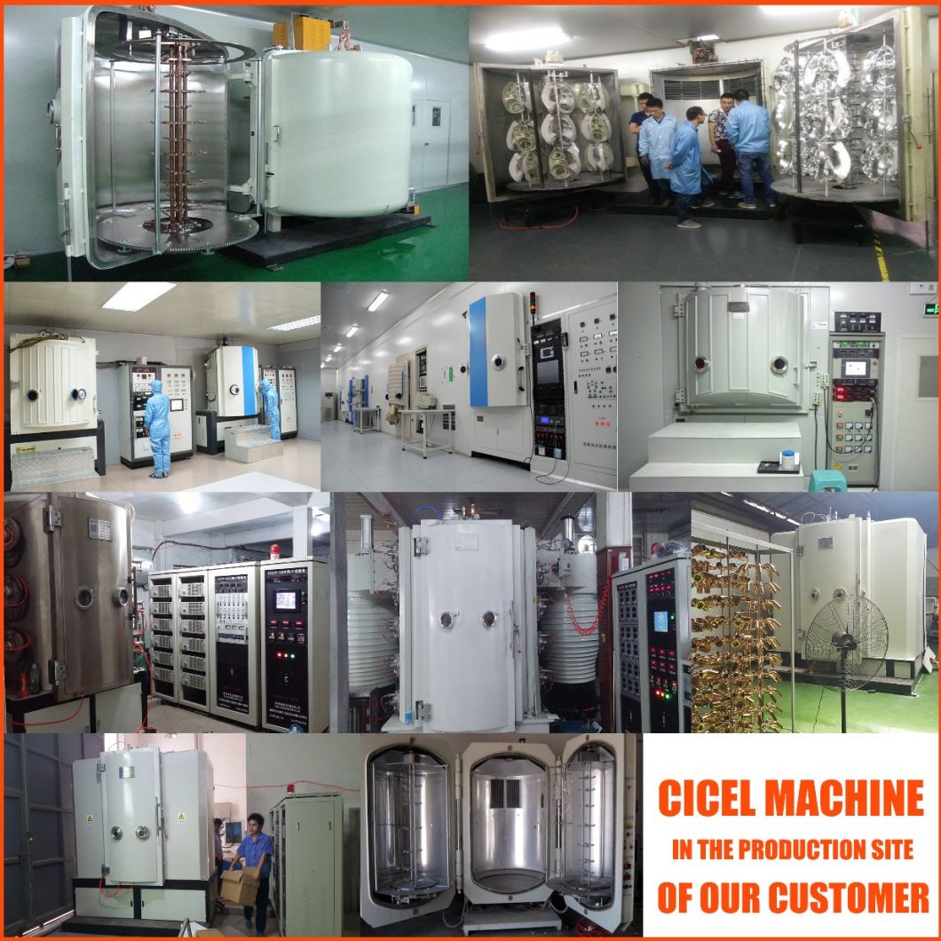 Cicel Provide Coating Machine for Plastic Products/Evaporation Vacuum Coating Machine/PVD Coating Machine