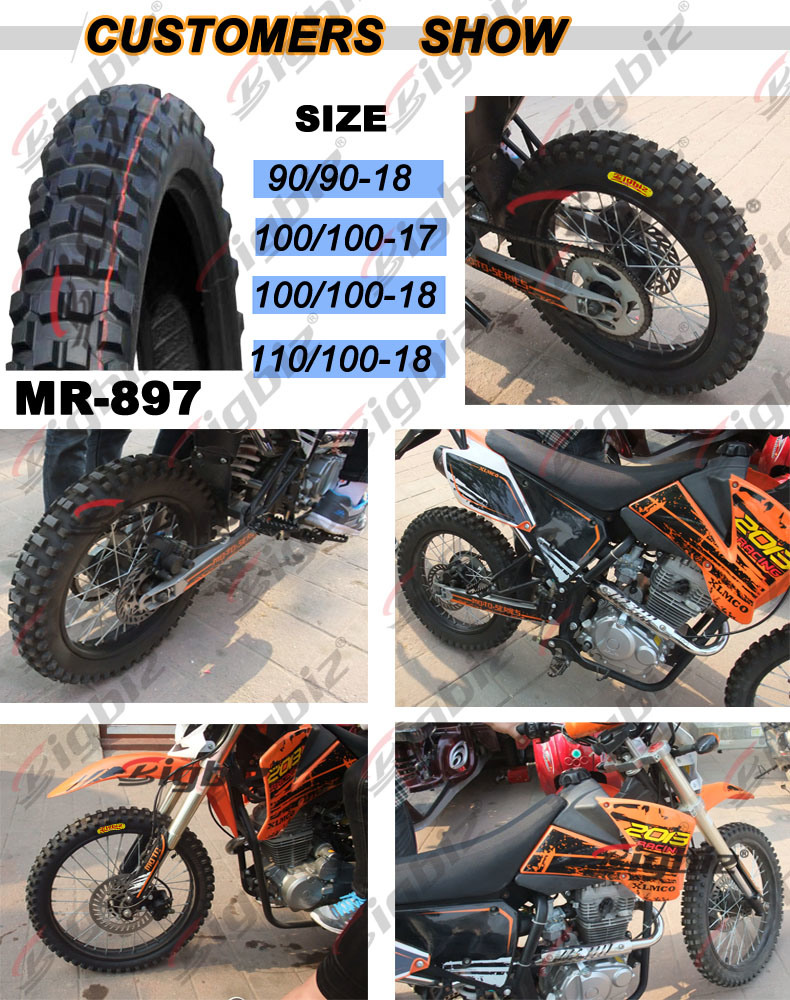 110/90-18 Bigbiz Brand Motorcycle Tyre/Tire for Europe Market