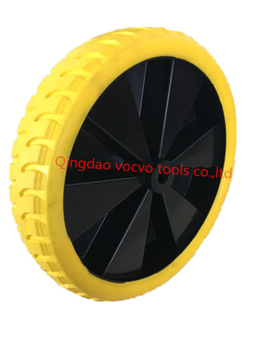 New Arrival 4.00-8 16inch Plyurethane Wheelbarrow Tyre with Plastic Rim