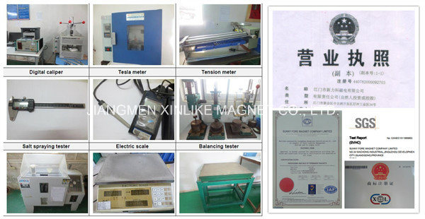 Nickel Coating Rectangle Permanent Magnet with Sizes