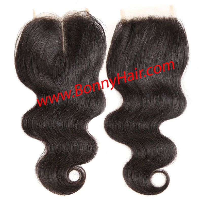 Remy Virgin Human Hair Top Lace Closure 4