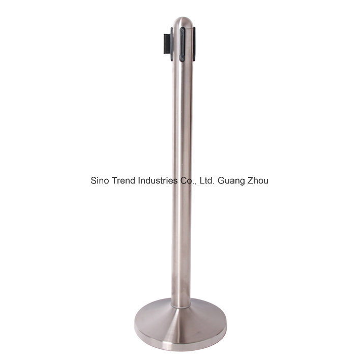 Retractable Stainless Steel Crowd Control Belt Post/Stanchion/ Pole (SITTY 90.5690H/92.5690H)