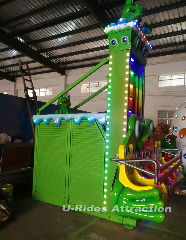 Kids frog jumping rides children jumping games for park