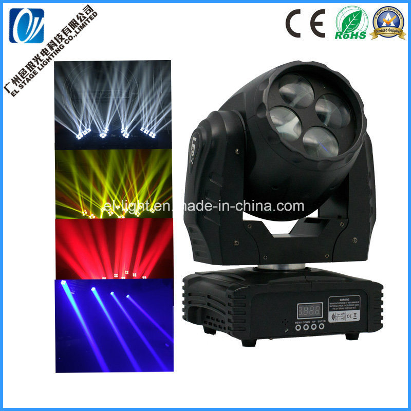 Super Bright Mini LED Beam Moving Head Light with Rainbow Effect 3 Color Wheels