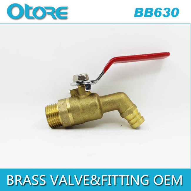 Brass Bibcock Hose Bib Patio Lawn Garden Faucet 1/2-Inch