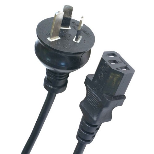 SAA Approved 3pin Australian Power Cable with IEC C13