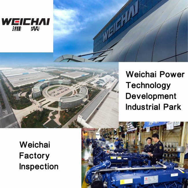 Weichai Wd10/ Wd615 200HP Marine Diesel Engine 2100rpm