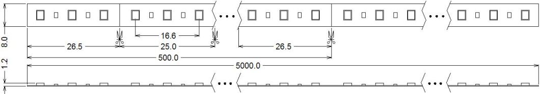 Factory Direct Sale 5050/3528/2835 SMD LED Strip Light