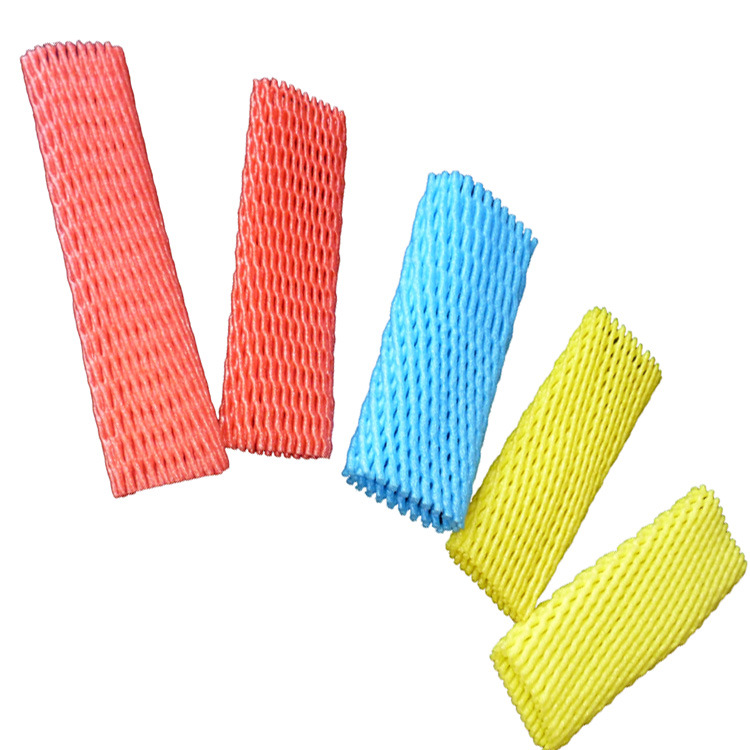 Different Colors Mango Papaya Packaging PE Foam Fruit Net Sock