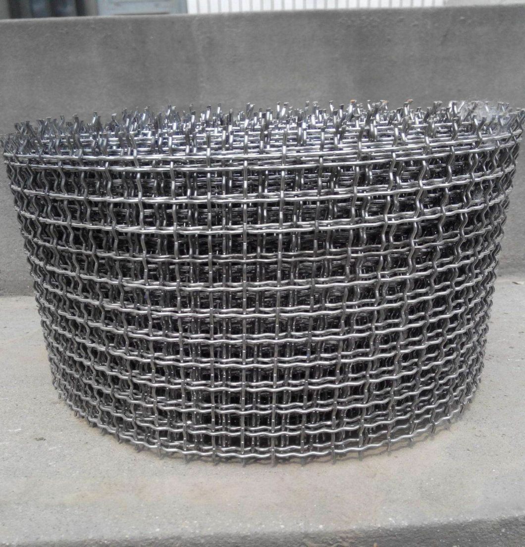 Stainless Steel Crimped Wire Mesh, Mining Screen Mesh, Wire Mesh